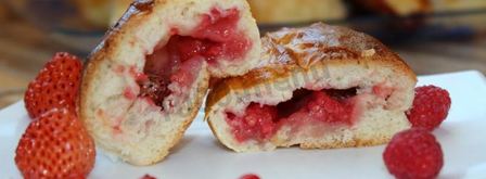 дрожжевые пирожки с ягодами в духовке. Шаг 29