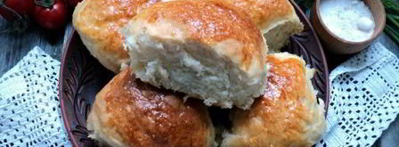 духовые пирожки с печенкой. Шаг 12