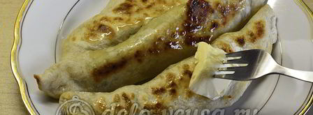 кутабы с сыром и зеленью. Шаг 16