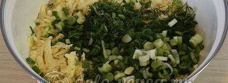 кутабы с сыром и зеленью. Шаг 6