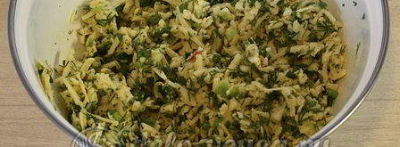 кутабы с сыром и зеленью. Шаг 9