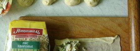 молдавские пирожки с рисом вэрзэре. Шаг 3