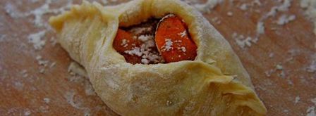 открытые пирожки с абрикосами. Шаг 5