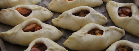 открытые пирожки с абрикосами. Шаг 6