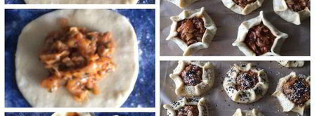 открытые пирожки с капустой. Шаг 4