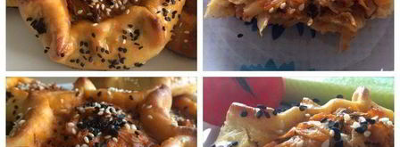 открытые пирожки с капустой. Шаг 5