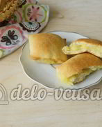 Печеные пирожки с картошкой