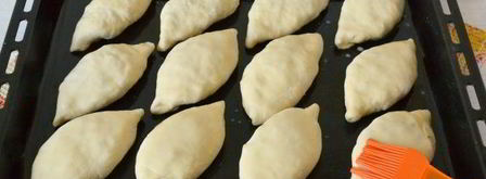 печеные пирожки с мясом. Шаг 28