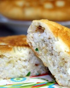 Пирожки из готового дрожжевого теста с рисом