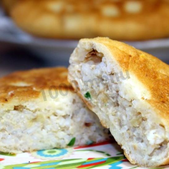 Рецепт пирожков из готового дрожжевого теста с рисом