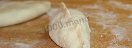 пирожки из готового дрожжевого теста с рисом. Шаг 13