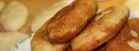 пирожки из готового дрожжевого теста с рисом. Шаг 17