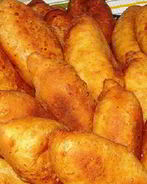 Пирожки из теста с творогом