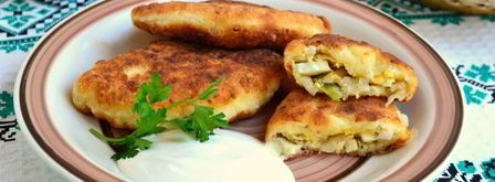 пирожки из творожного теста с капустой и яйцом. Шаг 9