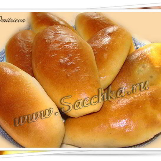 Рецепт пирожков с капустой из постного дрожжевого теста