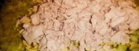 пирожки с картошкой и курицей. Шаг 3