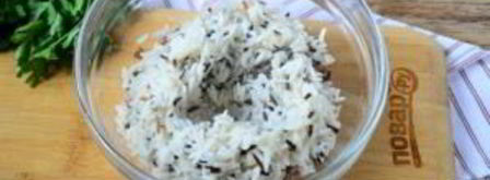 пирожки с мясом и диким рисом. Шаг 3