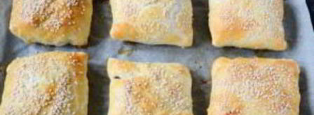 пирожки с мясом и диким рисом. Шаг 8