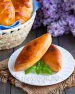 Пирожки с рисом и яйцом