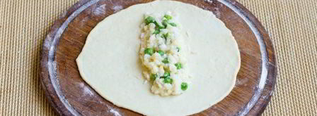 пирожки с рисом и яйцом. Шаг 16