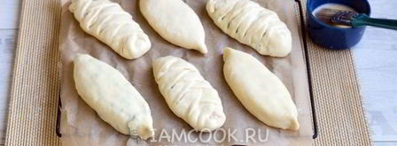 пирожки с рисом и яйцом. Шаг 22