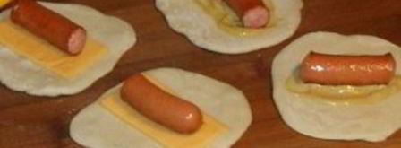 пирожки с сосиской жареные. Шаг 3