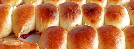 пирожки с вишней из дрожжевого теста. Шаг 11