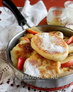 Пирожки с яблоками на кефире