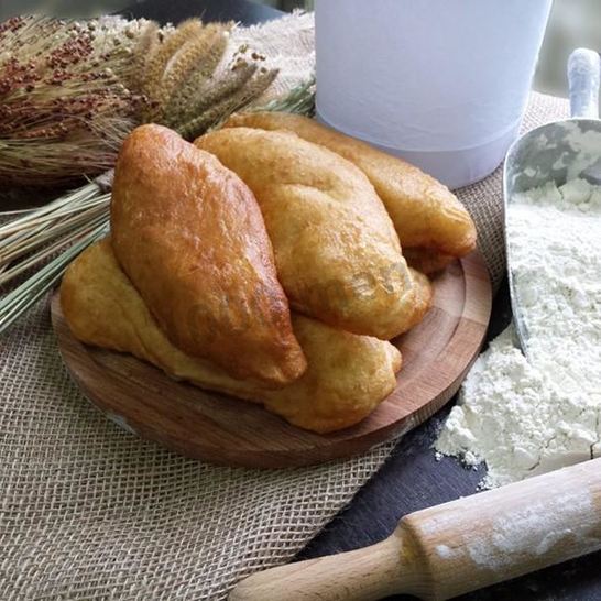 Рецепт пирожков жареных во фритюре с мясным фаршем и укропом