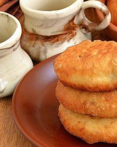 Постные пирожки на сковороде