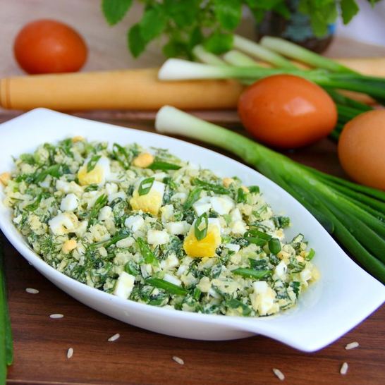 Рецепт риса яйца лук начинка для пирожков и блинчиков