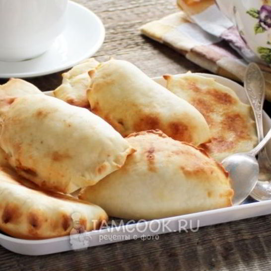 Рецепт творожных пирожков с яблоками