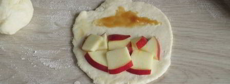 творожные пирожки с яблоками. Шаг 9