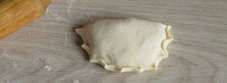 творожные пирожки с яблоками. Шаг 10