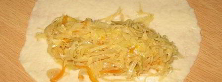 закусочные пирожки с капустой. Шаг 7