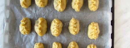 закусочные пирожки с мясом в духовке. Шаг 12