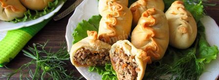 закусочные пирожки с мясом в духовке. Шаг 14