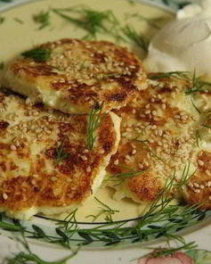 Жареные пирожки из картофеля и творога