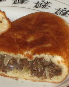 Жареные пирожки с легким