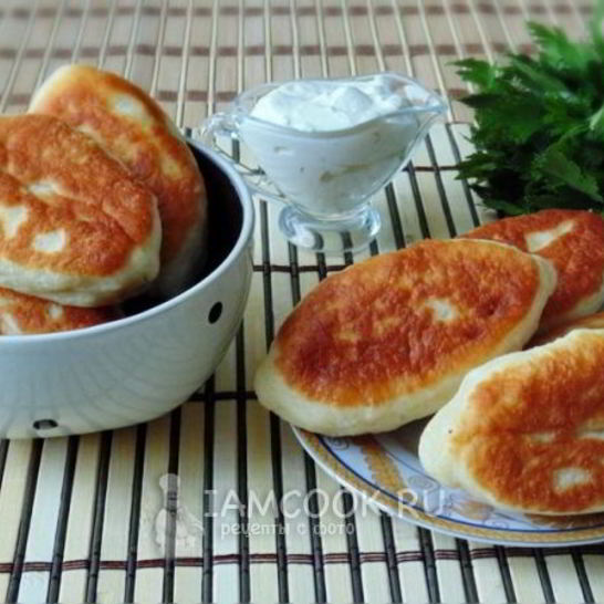 Рецепт жареных пирожков с мясом и грибами