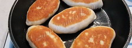 жареные пирожки с мясом и грибами. Шаг 16