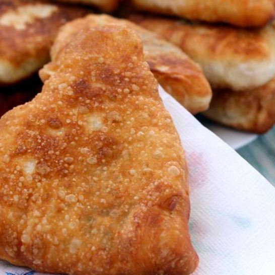Рецепт жареных пирожков с мясом
