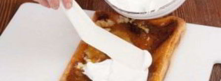 бисквитное пирожное с белковым кремом. Шаг 7