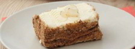 бисквитное пирожное с белковым кремом. Шаг 11