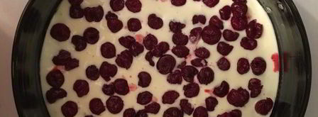 брауни с творогом и вишней. Шаг 4