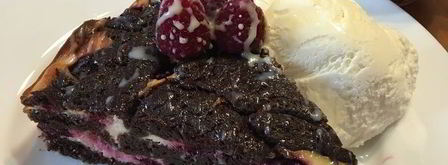 брауни с творогом и вишней. Шаг 5