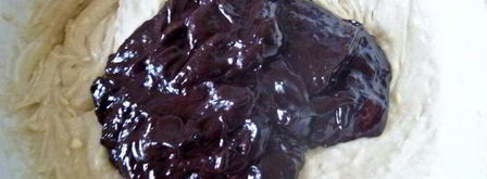 брауни с творожно-вишневой начинкой. Шаг 5