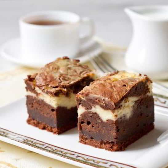 Рецепт кофейных брауни с маскарпоне