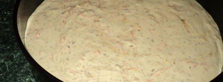 морковно-ореховое пирожное со сметанным кремом. Шаг 7