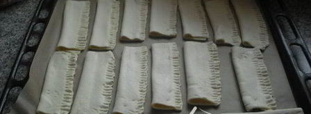 пирожное из слоенного теста. Шаг 5